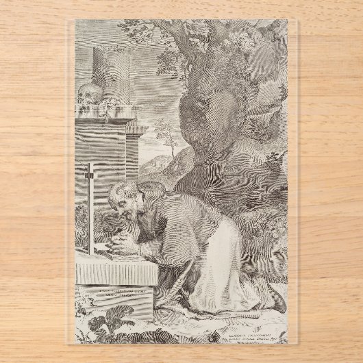 Saint Claude La Colombière Priester en biechtvader Acryl Uitnodigingen (Voorkant)