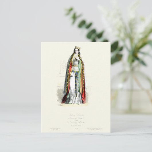 Saint Clotilde Briefkaart (Staand voorkant)