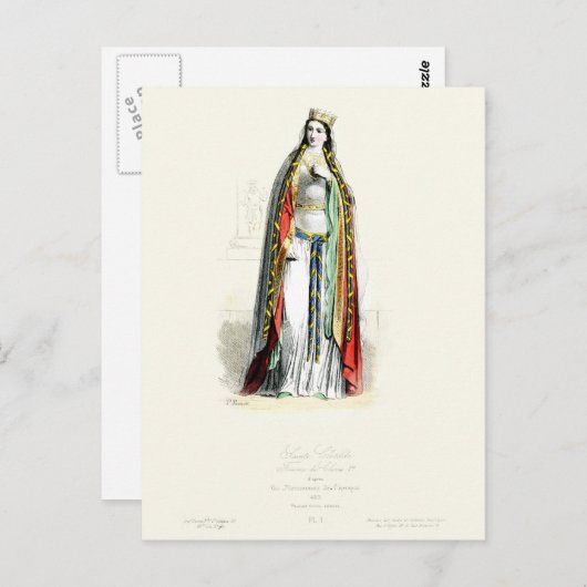 Saint Clotilde Briefkaart (Voorkant / Achterkant)