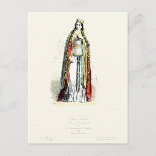 Saint Clotilde Briefkaart (Voorkant)