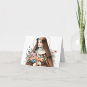 Saint Colette-Saint van onvruchtbaarheid Kaart (Voorkant)