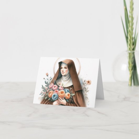 Saint Colette-Saint van onvruchtbaarheid Kaart (Voorkant)