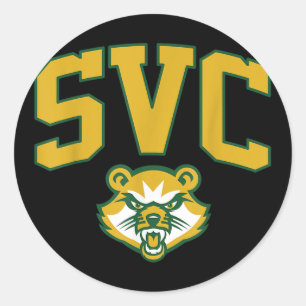 Saint College Vincent Arch ontwerp voor mannen Ronde Sticker