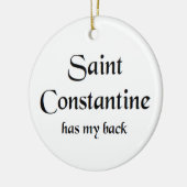 saint constantine coffee mug keramisch ornament (Links)