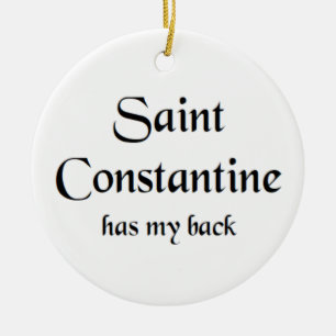 saint constantine koffiemok keramisch ornament