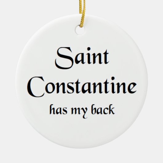 saint constantine koffiemok keramisch ornament (Voorkant)