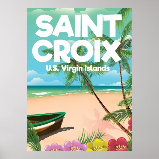 Saint Croix, Amerikaanse Maagdeneilanden reisposte Poster (Voorkant)
