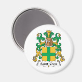 Saint-Croix Familie Crest Magneet (Voorkant / Achterkant)