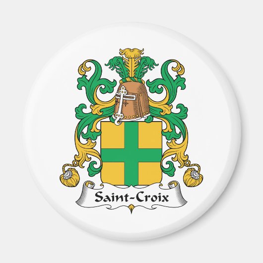 Saint-Croix Familie Crest Magneet (Voorkant)