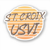 Saint-Croix-Maagdeneilanden Sticker (Voorkant)