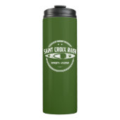 Saint Croix, Minnesota Wisconsin Kayaking Thermosbeker (Voorkant)