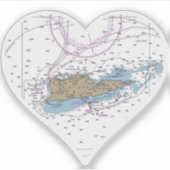 Saint Croix USVI Chart Sticker (Voorkant)