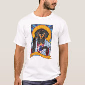 Saint Dachshund Hond T-shirt (Voorkant)