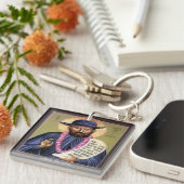 Saint Damien de leper Sleutelhanger (Voorkant Rechts)