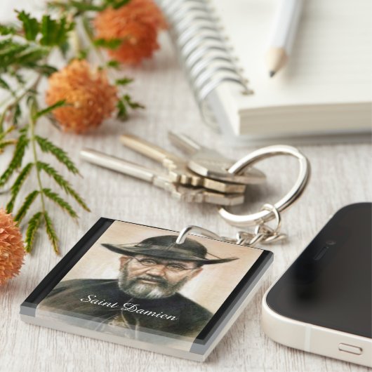 Saint Damien Sleutelhanger (Voorkant Rechts)