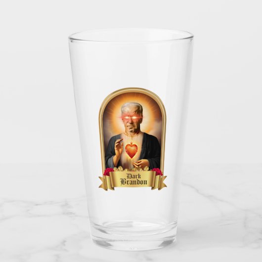 Saint Dark Brandon Gebedskaars Glas (Voorkant)