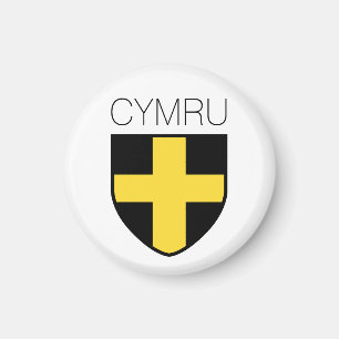 Saint David Badge (Wales/Cymru) Magneet