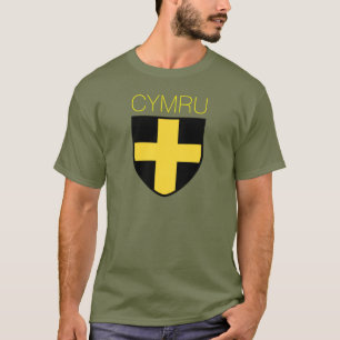 Saint David Badge (Wales/Cymru) T-shirt