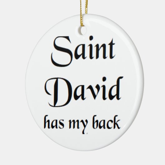 saint david keramisch ornament (Links)