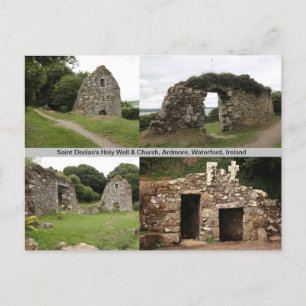 Saint Declan's Holy Well & Church Ierland Briefkaa Briefkaart