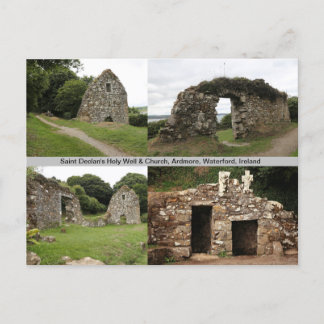 Saint Declan's Holy Well & Church Ierland Briefkaa Briefkaart
