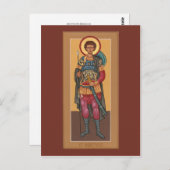 Saint Demetrios Prayer-kaart Briefkaart (Voorkant / Achterkant)