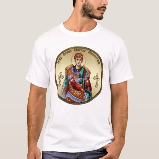 Saint Demetrius icon 2 T-shirt (Voorkant)