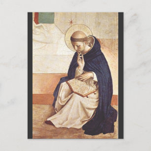 Saint Dominic de Guzman door Fra Angelico Briefkaart