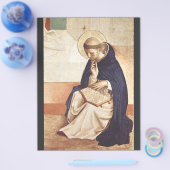 Saint Dominic de Guzman door Fra Angelico Flyer (Enkel)