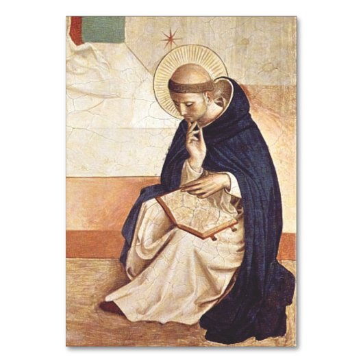 Saint Dominic de Guzman door Fra Angelico Kaart (Voorkant)