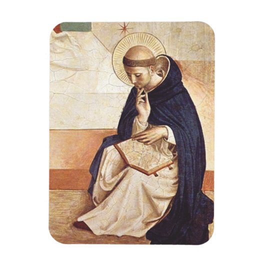 Saint Dominic de Guzman door Fra Angelico Magneet (Verticaal)