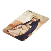 Saint Dominic de Guzman door Fra Angelico Magneet (Linkerzijde)