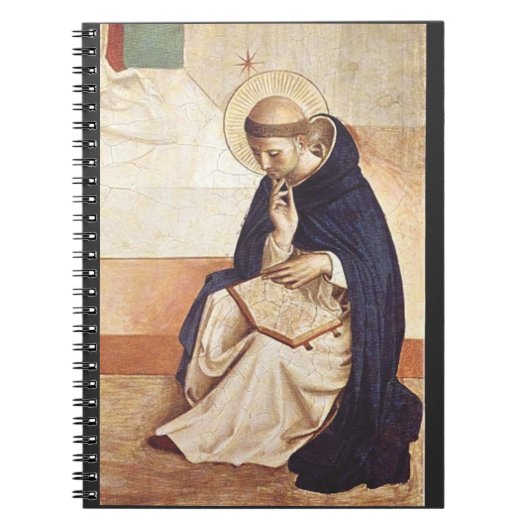 Saint Dominic de Guzman door Fra Angelico Notitieboek (Voorkant)