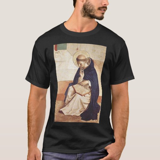 Saint Dominic de Guzman door Fra Angelico T-shirt (Voorkant)