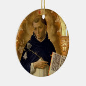 Saint Dominic* kerstversiering Keramisch Ornament (Rechts)
