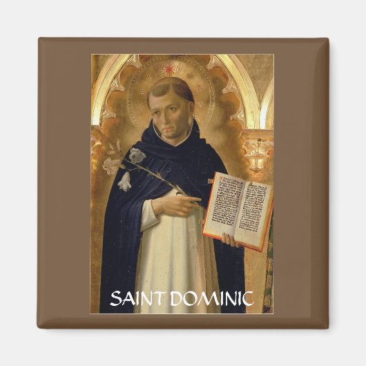 Saint Dominic Koelkast Magnet (Voorkant)