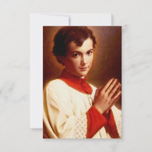 Saint Dominic Savio Bedankkaart (Voorkant)