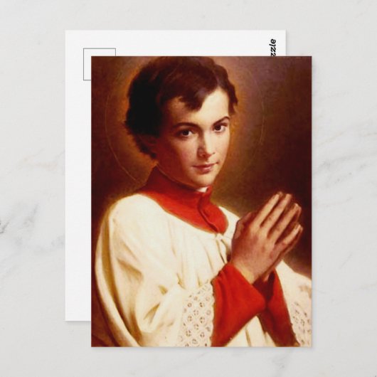 Saint Dominic Savio Briefkaart (Voorkant / Achterkant)