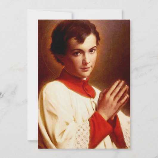 Saint Dominic Savio Feestdagenkaart (Voorkant)