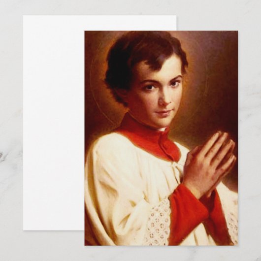 Saint Dominic Savio Kaart (Voorkant / Achterkant)
