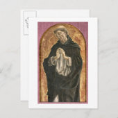 Saint Dominic (tempera op panel) Briefkaart (Voorkant / Achterkant)