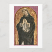 Saint Dominic (tempera op panel) Briefkaart (Voorkant)