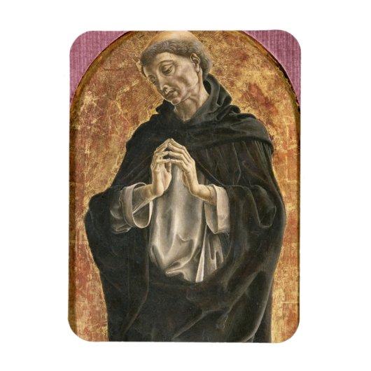 Saint Dominic (tempera op panel) Magneet (Verticaal)