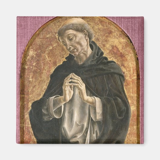 Saint Dominic (tempera op panel) Magneet (Voorkant)