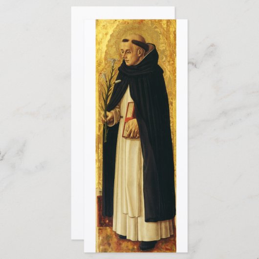 Saint Dominic van Carlo Crivelli (Voorkant / Achterkant)