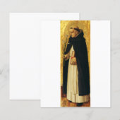 Saint Dominic van Carlo Crivelli (Voorkant / Achterkant)