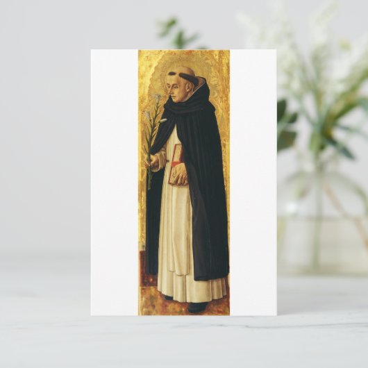 Saint Dominic van Carlo Crivelli Bedankkaart (Staand voorkant)
