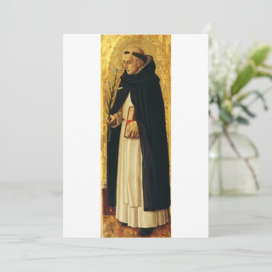 Saint Dominic van Carlo Crivelli Kaart (Staand voorkant)