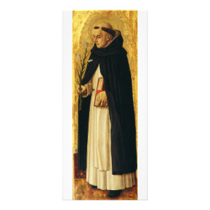 Saint Dominic van Carlo Crivelli Reclamekaart