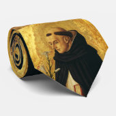 Saint Dominic van Carlo Crivelli Stropdas (Opgerold)